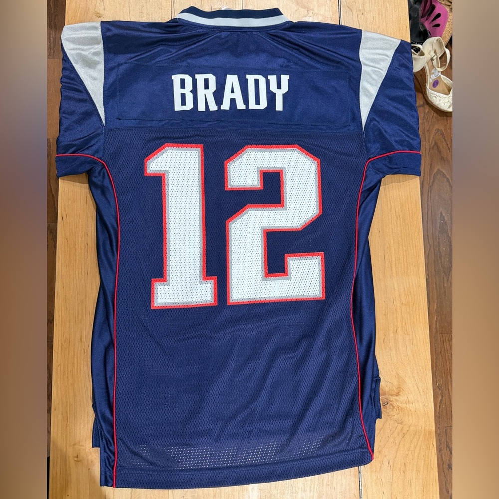 New England Patriots OnField Reebok Tom Brady Jersey